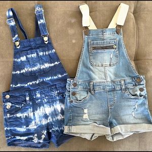 Girls' Justice Overall Shorts - size 10
